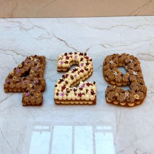 Number Cake Chocolat Praliné
